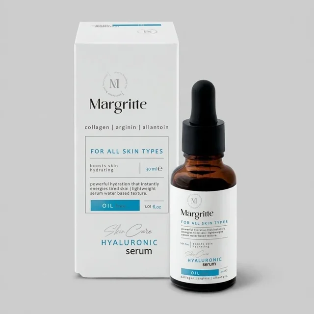 سرم هیالورونیک اسید مارگریت مناسب انواع پوست حجم 30 میلی لیتر