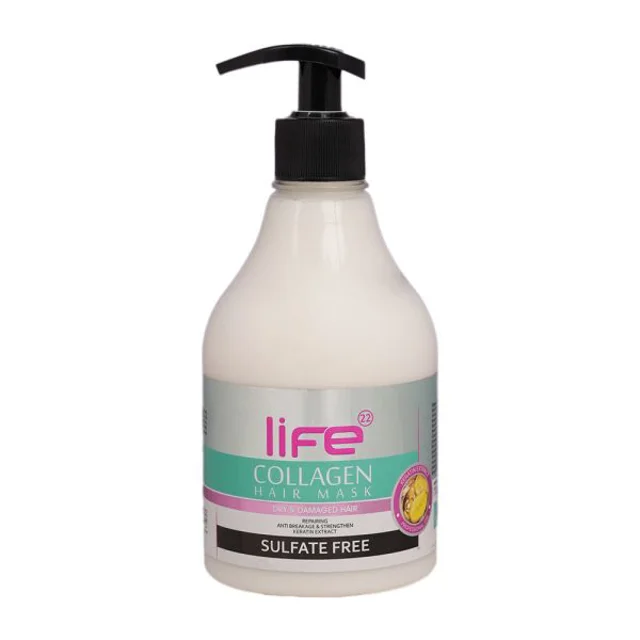 ماسک مو پمپی کلاژن لایف Life داخل حمام حجم 500 میل