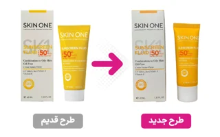 فلوئید ضد آفتاب بی رنگ اسکین وان مدل combination با SPF50 مناسب پوست های چرب و مختلط حجم 40میلی لیتر