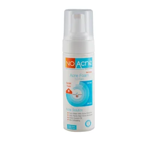 فوم شستشو نو آکنه مدل Acne Solution مناسب پوست چرب و جوش دار حجم 150 میلی لیتر