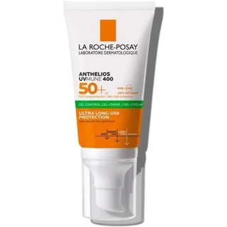 ژل کرم ضد آفتاب بی‌رنگ لاروش پوزای، SPF 50، مدل UVMune400 OilControl، مناسب پوست‌های چرب