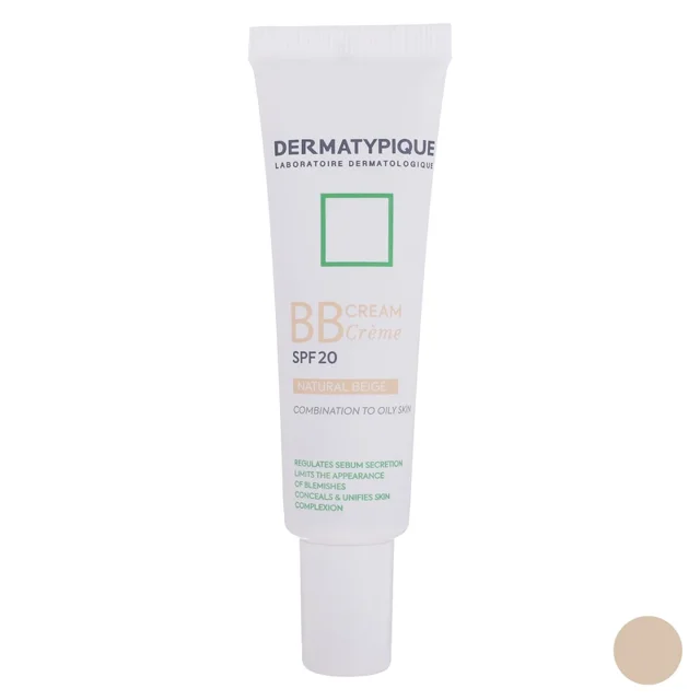 کرم پودر BB درماتیپیک دارای spf 20 رنگ بژ طبیعی حجم 30 میلی لیتر
